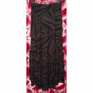 🩶🖤 Z Supply Zebra Tiered Maxi Skirt